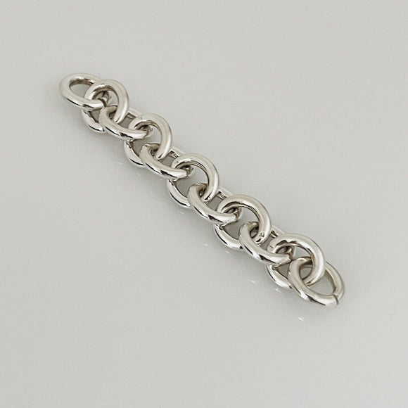 Tiffany Round Link Heart Clasp Necklace Extra Chain for Repair Lengthening