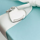 Tiffany & Co Double Puffed Heart Pendant Charm Cutout in Sterling Silver-3