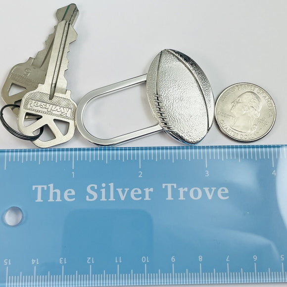 Tiffany Football Sports Keyring in Sterling Silver