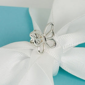 1 Tiffany Butterfly Stud Earring in Sterling Silver Single Replacement - 0