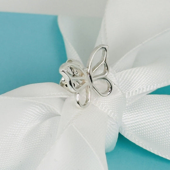 1 Tiffany Butterfly Stud Earring in Sterling Silver Single Replacement