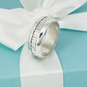 Size 10.5 Tiffany & Co Sterling Silver Atlas Roman Numerals Mens Unisex Ring - 2