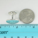 Please Return to Tiffany Oval Cufflinks in Sterling Silver-5