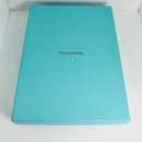 Tiffany Black Folding Suede Necklace Presentation Blue Gift Box Storage Pouch-8