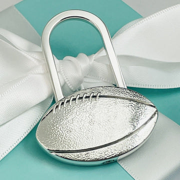 Tiffany Football Sports Keyring in Sterling Silver