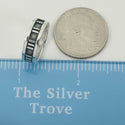 Size 4 Tiffany & Co Vintage Atlas Ring in Sterling Silver Roman Numerals - 6