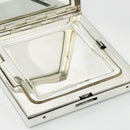 Tiffany & Co Makeup Cosmetic Purse Mirror Folding Compact Square in Silver-3