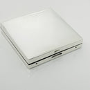 Tiffany & Co Makeup Cosmetic Purse Mirror Folding Compact Square in Silver-6