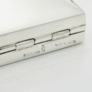 Tiffany & Co Makeup Cosmetic Purse Mirror Folding Compact Square in Silver-7