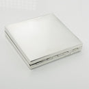 Tiffany & Co Makeup Cosmetic Purse Mirror Folding Compact Square in Silver-8