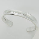 Extra Large 7.5" Tiffany & Co 1837 Wide Cuff Mens Bracelet in Sterling Silver-10