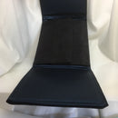 Tiffany Black Leather Suede Necklace Presentation Folding Pouch With Blue Lining-5