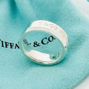 Size 6.5 Tiffany Makers Slice Ring Medium 6.7mm Band in Sterling Silver-2