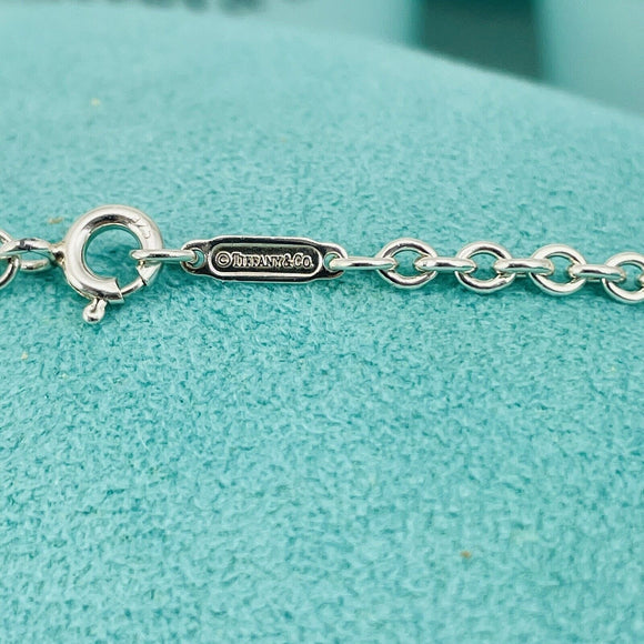 16" Tiffany & Co 3mm Large Link Rolo Chain Necklace