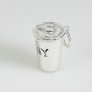 RARE Tiffany & Co I Heart Love NY Coffee Cup Beverage Tumbler Charm AUTHENTIC-4
