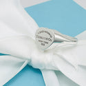 Size 5.5 Please Return to Tiffany New York Heart Signet Ring in Sterling Silver - 2