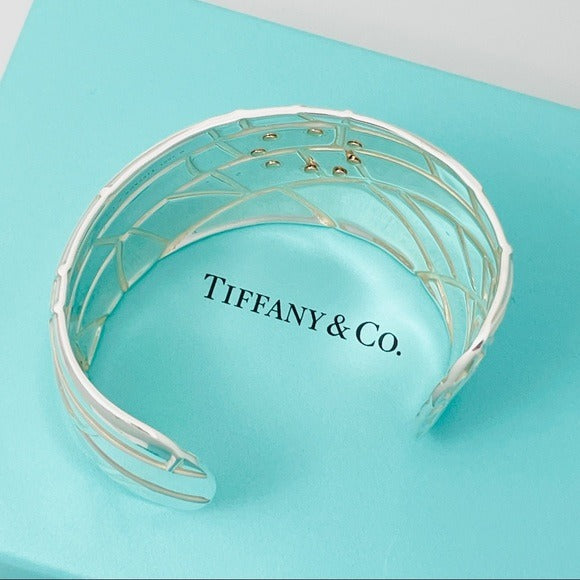 Tiffany & Co Spider Insect Web Cuff in 18k Gold and Silver - 7