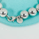 7.25" inch Tiffany & Co HardWear Ball Bracelet in Silver with Blue Pouch-4