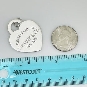 Jumbo Extra Large Please Return to Tiffany & Co Heart Tag Pendant or Charm - 0