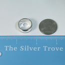 Tiffany & Co. Script Notes Band Ring Size 8 Sterling Silver Beaded Milgrain Edge-6