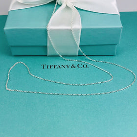 Tiffany & Co 16” Chain Necklace in Sterling Silver Perfect Condition FREE ship