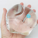 Tiffany & Co Crystal Elephant Statue or Paperweight Large and Heavy-2