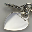8 inch Tiffany & Co Blank Heart Tag Charm Bracelet in Sterling Silver-5