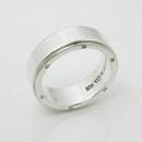 Size 12.5 Tiffany Metropolis Ring in Sterling Silver Mens Unisex-1