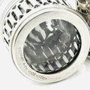 Tiffany & Co Vintage Salt and Pepper Shakers Set in Glass and Silver-4