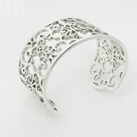 Tiffany &Co Enchant Cuff Bracelet in Sterling Silver Filigree - Pristine - 0