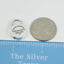 RARE Please Return to Tiffany Round Padlock Lock Charm Pendant in Silver-7