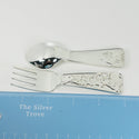 Tiffany ABC Teddy  Bear Baby Spoon and Fork Set by in Sterling Silver - 11