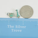 RARE Tiffany & Co Scooter Moped Charm in Blue Enamel and Sterling Silver-7