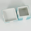Tiffany Porcelain Blue Trinket Gift Jewelry Box Bone China Mini Small Miniature-9