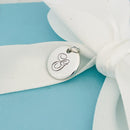 Tiffany &Co. Letter G Notes Alphabet Disc Charm Pendant in Sterling SIlver-3