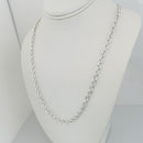 24" Tiffany & Co Large Round Link Rolo Chain Necklace Mens Unisex-2