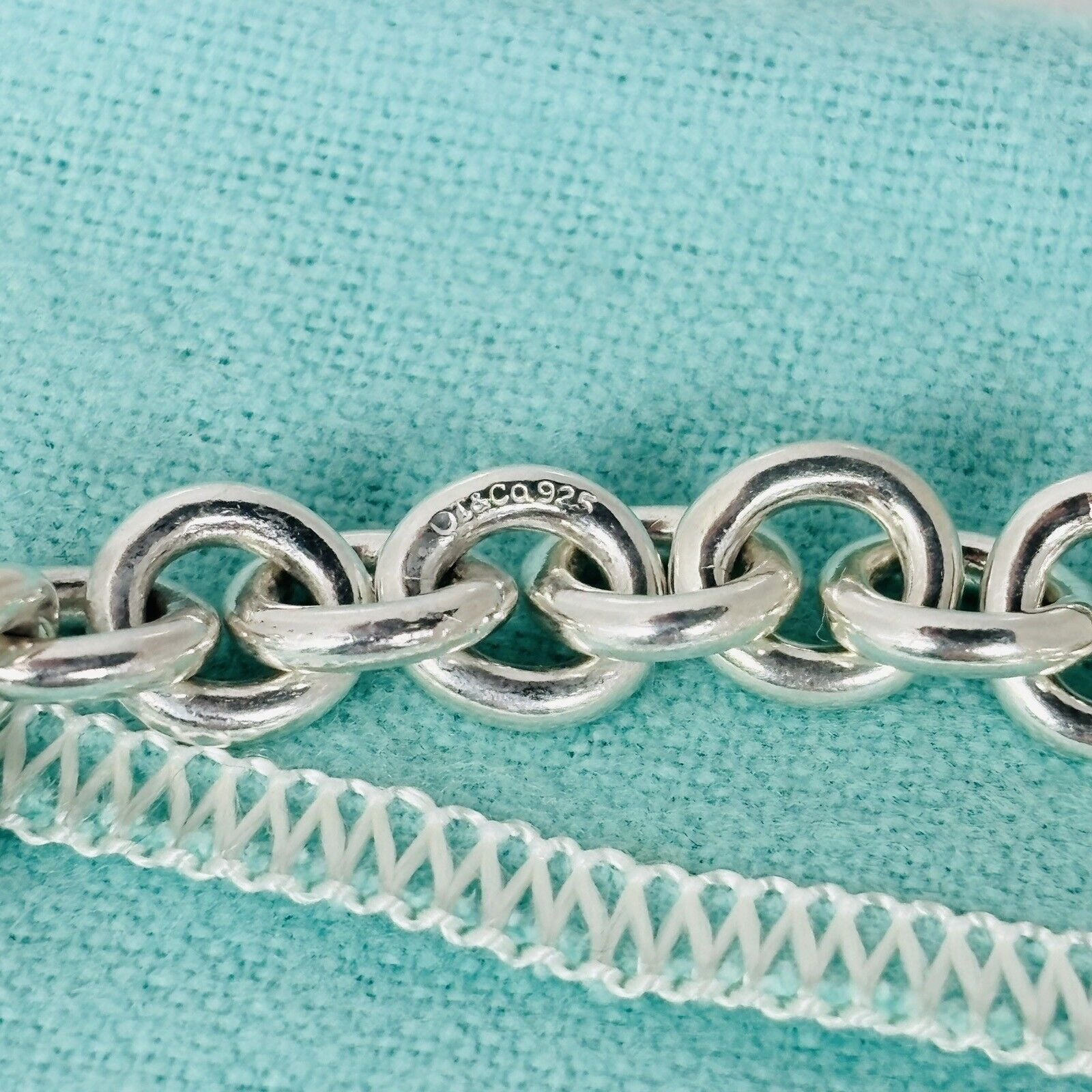 Please Return to Tiffany & Co Heart Tag Padlock Bracelet in Silver