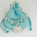 Please Return to Tiffany Heart Tag Charm Bracelet Tiffany in Sterling Silver-4