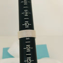 Size 10.5 Tiffany Somerset Ring Firm Mesh Weave Mens Unisex in Sterling Silver-6