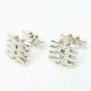 Tiffany Gatelink Cufflinks in 18K Yellow Gold and Sterling Silver-1