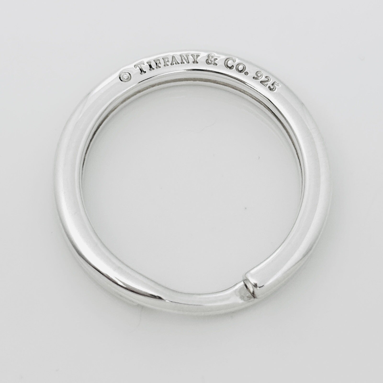 Tiffany & Co Key Ring in Sterling Silver Keyring Keychain