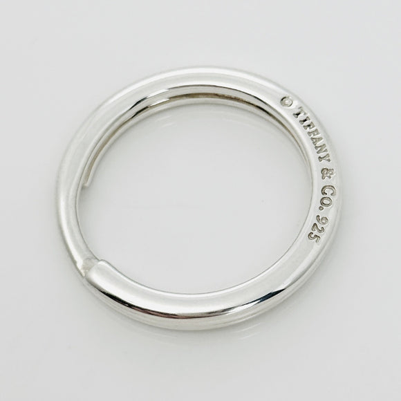 Tiffany & Co Key Ring in Sterling Silver Keyring Keychain