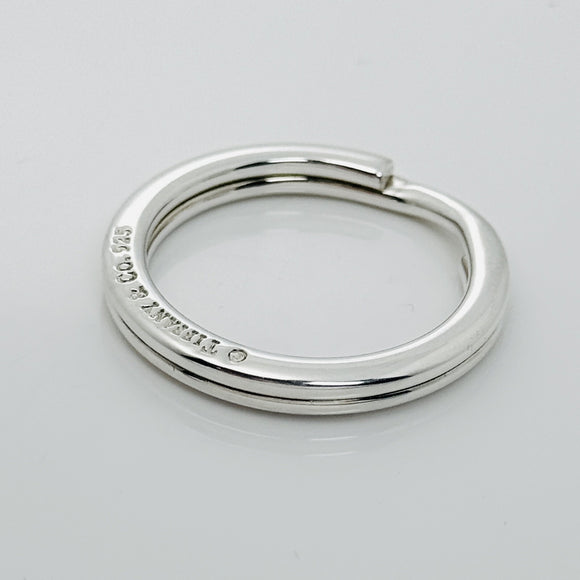 Tiffany & Co Key Ring in Sterling Silver Keyring Keychain