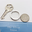 Tiffany & Co Key Ring in Sterling Silver Keyring Keychain-6