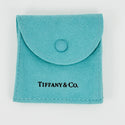 Tiffany & Co Blue Square Snap Suede Pouch Anti Tarnish - 1