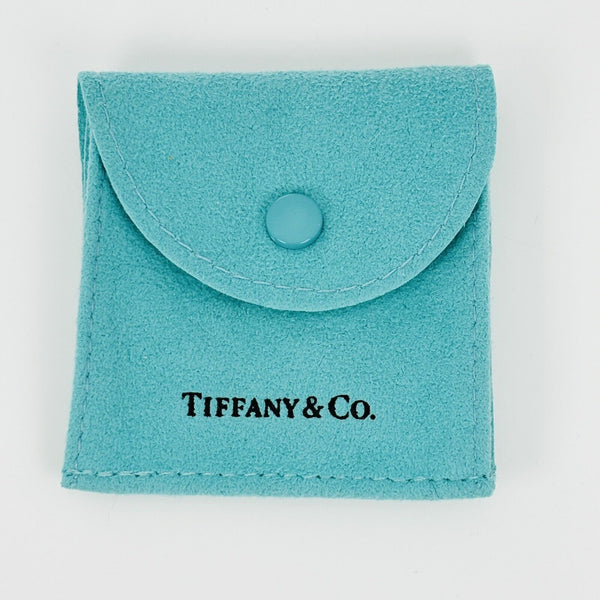 Tiffany & Co Blue Square Snap Suede Pouch Anti Tarnish - 1