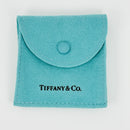 Tiffany & Co Blue Square Snap Suede Pouch Anti Tarnish-1