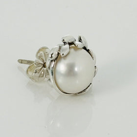 Tiffany Pearl Olive Leaf Earring by Paloma Picasso Stud Single Replacement Lost