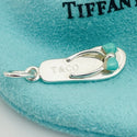 RARE Tiffany & Co Flipflop Charm Beach Sandal Slipper in Blue Enamel and Silver - 2