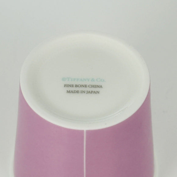 Tiffany & Co Pink Mauve Espresso Paper Cup Everyday Objects Bone China